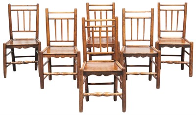Lot 236 - Assembled Group of Six Ash and Elmwood Spindle...