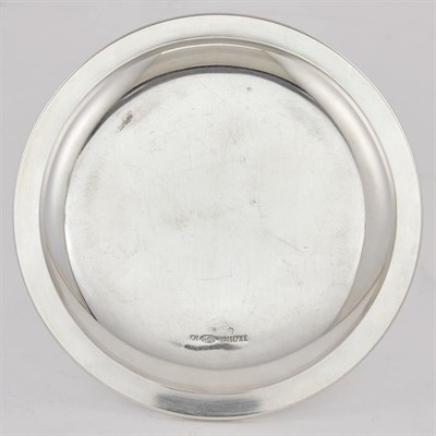 Lot 118 - Fabergé Silver Tray Workmaster Konstantin...