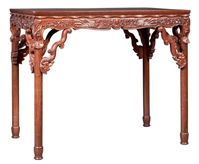 Lot 153 - A Chinese Hardwood Table