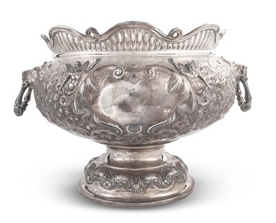 Lot 1249 - Monumental Victorian Sterling Silver Punch...