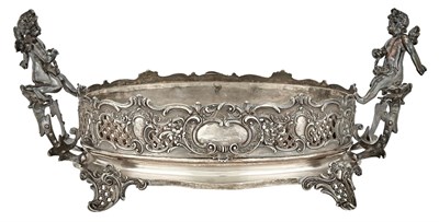 Lot 1186 - Continental Silver Jardiniere Centerpiece Late...