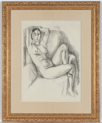 Lot 30 - Henri Matisse (1869-1954) NU AU COUSSIN BLEU...