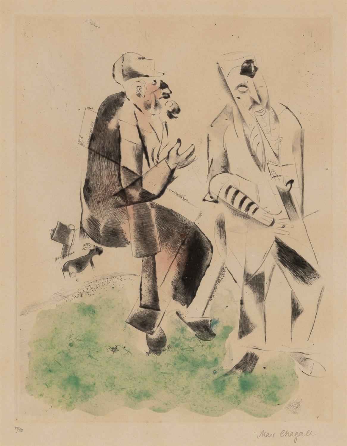 Lot 23 - Marc Chagall (1887-1985) DIE GROSSVÄTER...