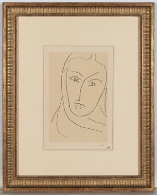 Lot 32 - Henri Matisse (1869-1954) JEUNE FEMME AU...