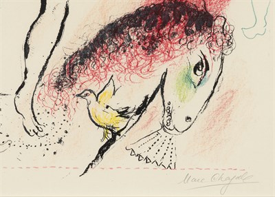 Lot 24 - Marc Chagall (1887-1985) L'ÉCUYÈRE (MOURLOT...