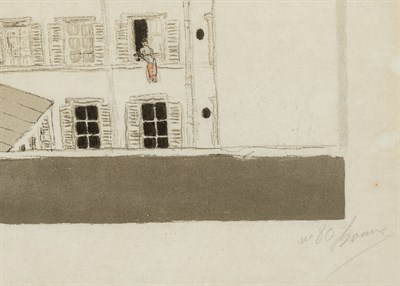 Lot 2 - Pierre Bonnard (1867-1947) MAISON DANS LA COUR...