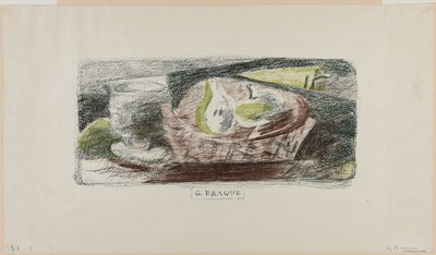 Lot 20 - Georges Braque (1882-1963) NATURE MORTE III...