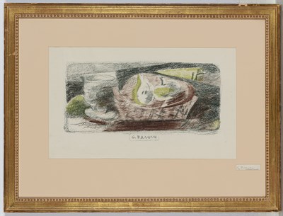 Lot 20 - Georges Braque (1882-1963) NATURE MORTE III...