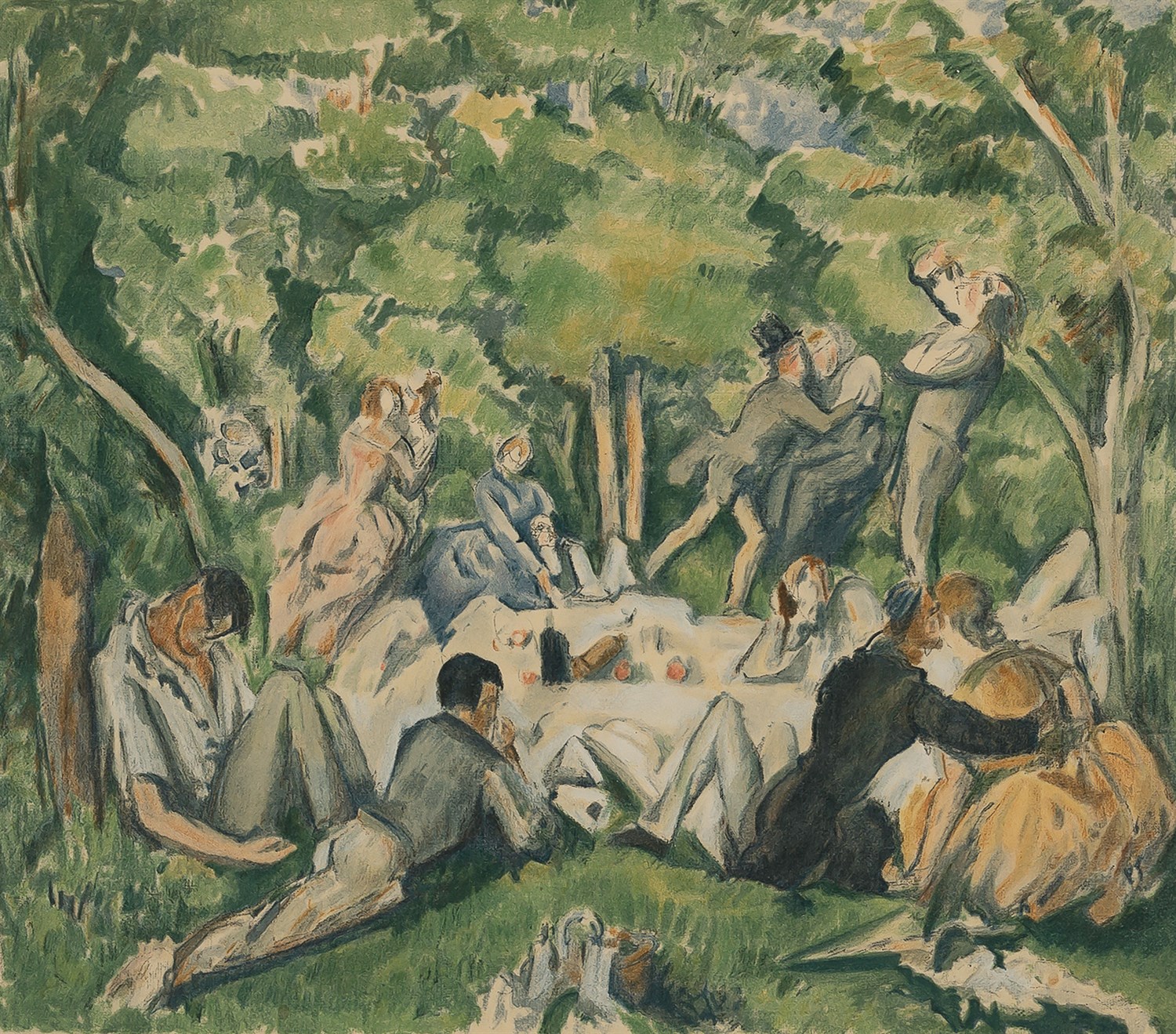 Lot 7 - After Paul Cézanne (1839-1906) LE DÉJEUNER SUR...