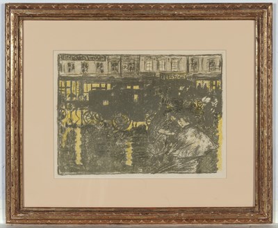 Lot 4 - Pierre Bonnard (1867-1947) RUE, LE SOIR, SOUS...