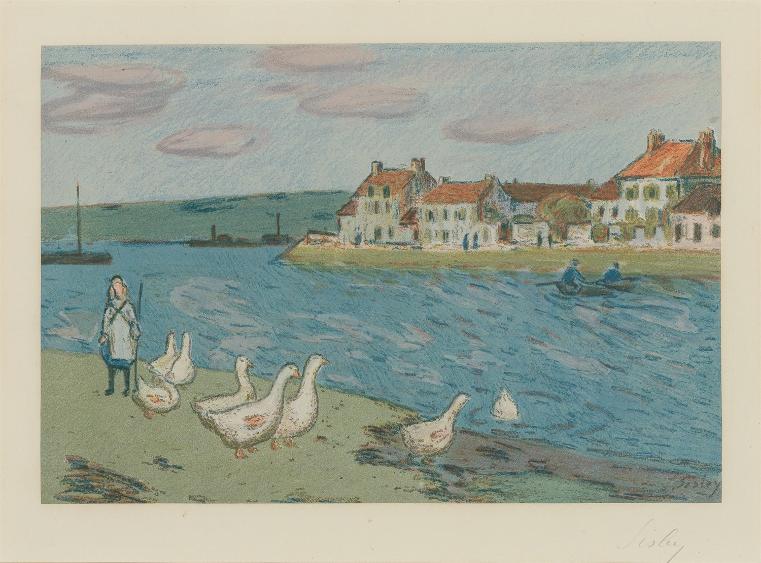 Lot 11 - Alfred Sisley (1839-1899) LES BORDS DE RIVIÈRE...