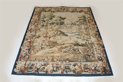 Lot 456 - Aubusson-Style Tapestry China, contemporary A...