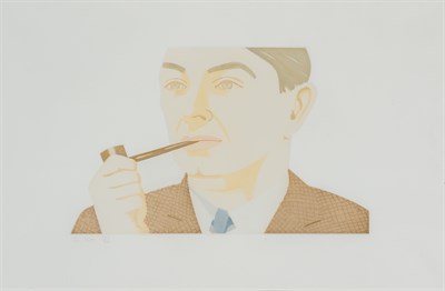Lot 89 - Alex Katz (b. 1927) MAN WITH PIPE (SCHRÖDER...