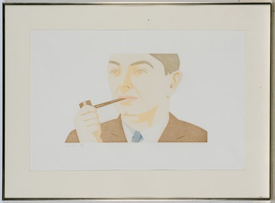 Lot 89 - Alex Katz (b. 1927) MAN WITH PIPE (SCHRÖDER...