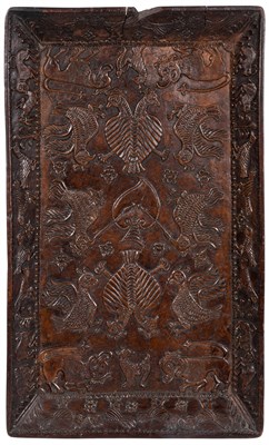 Lot 133 - Scandinavian Carved Walnut Tray 18th/19th...
