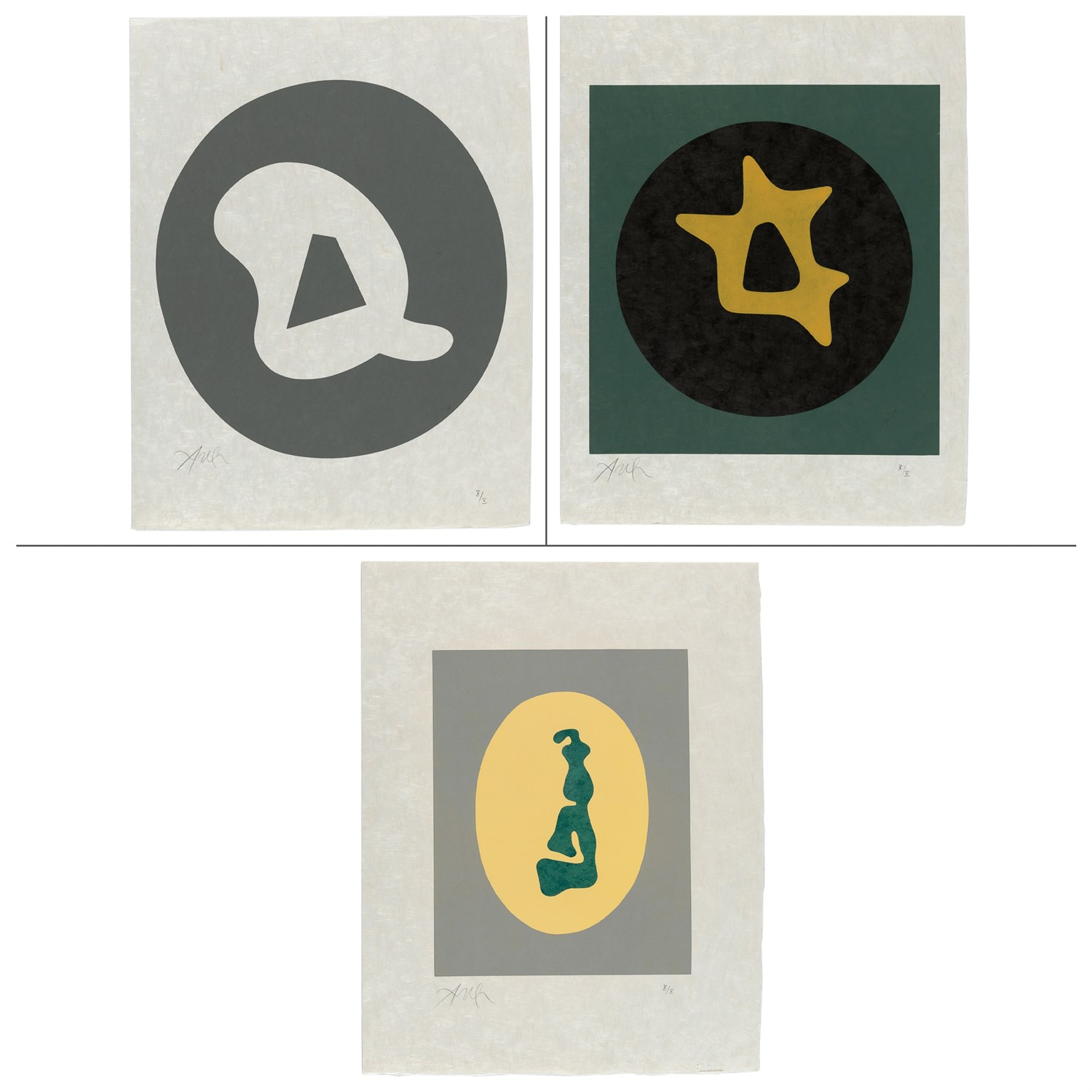Lot 42 - Jean (Hans) Arp (1886-1966) LE SOLEIL RECERCLÉ...
