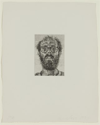 Lot 67 - Chuck Close (b. 1940) SELF-PORTRAIT Aquatint,...