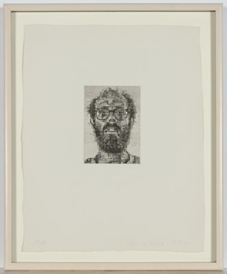 Lot 67 - Chuck Close (b. 1940) SELF-PORTRAIT Aquatint,...
