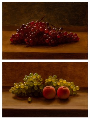 Lot 30 - George Henry Hall American, 1825-1913 Grapes,...