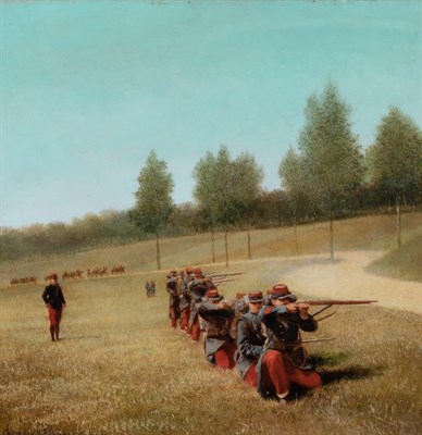 Lot 41 - Georges Croegaert Belgian, 1848-1923 Battalion...