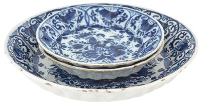 Lot 81 - Three Continental Blue and White Faience...