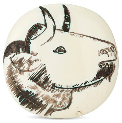 Lot 154 - Pablo Picasso (1881-1973) PROFIL DE TAUREAU...