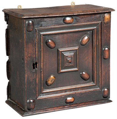 Lot 146 - English Oak Joined Mural Hanging Spice...