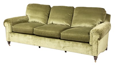 Lot 272 - Upholstered Loose Cushion Sofa Height 31...