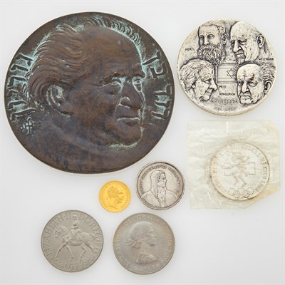 Lot 20 - World Coin, Medal and Postage Stamp Group...