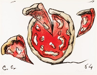 Lot 136 - Claes Oldenburg (b. 1929) FLYING PIZZA...