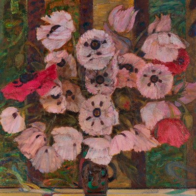 Lot 20 - Robin Philipson British, 1916-1992 Poppies,...