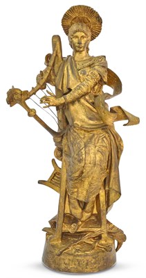Lot 62 - Emmanuel Fremiet French, 1824-1910 St. Cecilia...