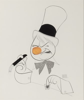 Lot 2081 - AL HIRSCHFELD (1903-2003) Original pen and ink...