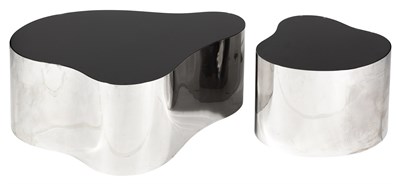 Lot 311 - Pair of Karl Springer Stainless Steel and...