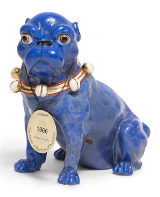 Lot 1047 - Royal Interest: Continental Blue Glazed...