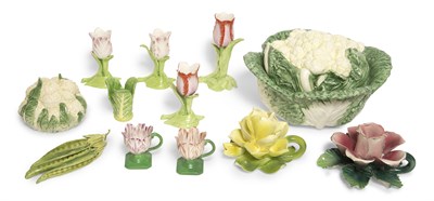 Lot 1055 - Group of Glazed Ceramic Table Articles...