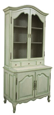 Lot 1098 - French Provincial Style Painted Wood Secretary...