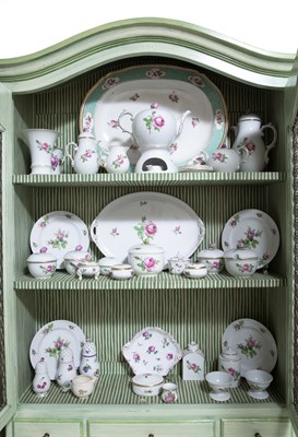 Lot 1094 - Group of Floral Decorated Porcelain Table...