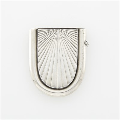 Lot 156 - Fabergé Silver Vesta Case Workmaster Anna...