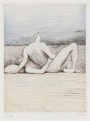 Lot 126 - Henry Moore (1898-1986) RECLINING FIGURES: MAN...
