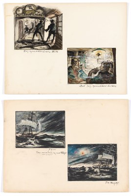 Lot 168 - [Film Storyboards] Franz Bachelin. Group of...