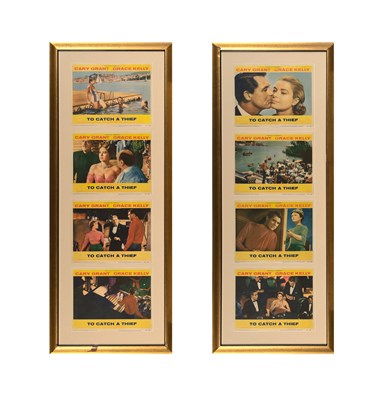 Lot 316 - To Catch a Thief Complete set of Eight Lobby...