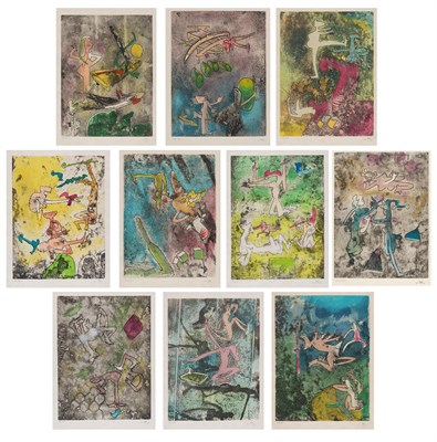 Lot 106 - Roberto Matta (1911-2002) CENTRE NOEUDS...