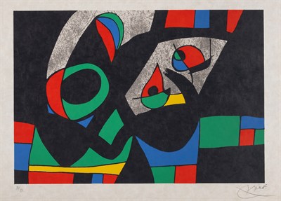Lot 118 - Joan Miró (1893-1983) LE LÉZARD AUX PLUMES...