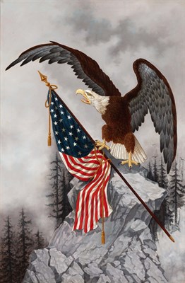 Lot 17 - American School 19th/20th Century On the Wings...