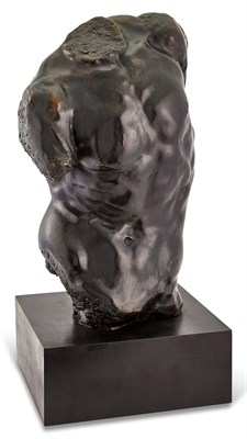 Lot 298 - Patinated Bronze Torso of a Man After Gary...
