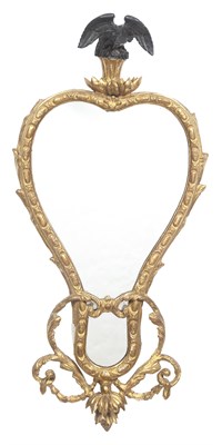 Lot 107 - George III Giltwood and Carton Pierre Girandole Mirror
