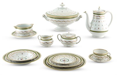 Lot 358 - Limoges Vieux Paris Pattern Porcelain Table...