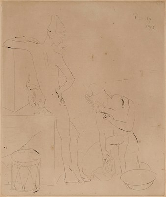 Lot 138 - Pablo Picasso (1881-1973) LE BAIN (BLOCH 12)...