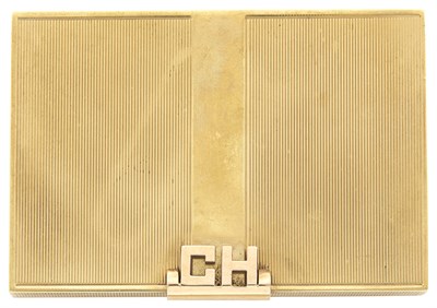 Lot 4 - Gold Compact with Presentation Inscription to Celeste Holm.